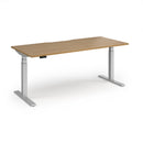 Dams Elev8 Luxe Straight Sit-Stand Desk in 1800mm with adjustable height and sleek modern design.
