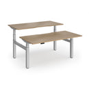 Dams Elev8 Luxe sit-stand back-to-back desks with 1600mm width, featuring sleek modern design and adjustable height.