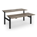 Dams Elev8 Luxe sit-stand back-to-back desks in 1800mm, showing sleek modern design and adjustable height features.
