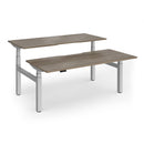 Dams Elev8 Luxe sit-stand back-to-back desks with 1800mm length, featuring sleek modern design and adjustable height.
