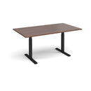 Elev8 Touch Rectangular Boardroom Table - Walnut - NWOF