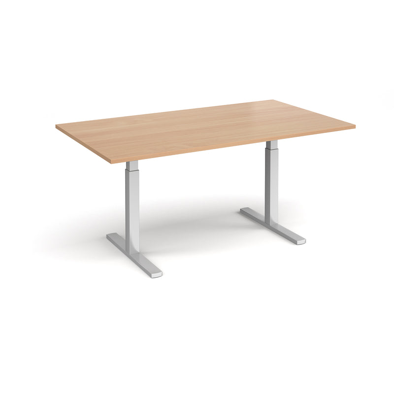 Elev8 Touch Rectangular Boardroom Table - Beech - NWOF
