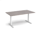 Elev8 Touch Rectangular Boardroom Table - Grey Oak - NWOF