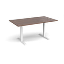 Elev8 Touch Rectangular Boardroom Table - Walnut - NWOF