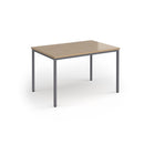 Flexi 25 Rectangular Table With Graphite Frame - Kendal Oak - NWOF