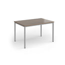 Flexi 25 Rectangular Table With Silver Frame - Barcelona Walnut - NWOF