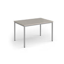 Flexi 25 Rectangular Table With Silver Frame - Light Grey - NWOF