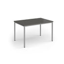 Flexi 25 Rectangular Table With Silver Frame - Onyx Grey - NWOF