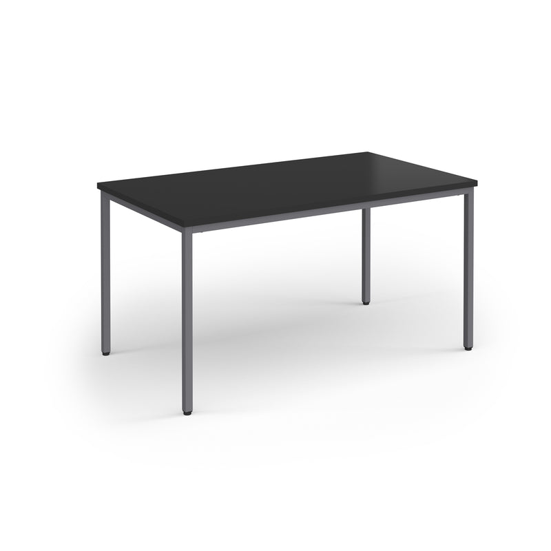 Flexi 25 Rectangular Table With Graphite Frame - Black - NWOF