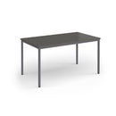 Flexi 25 Rectangular Table With Graphite Frame - Onyx Grey - NWOF