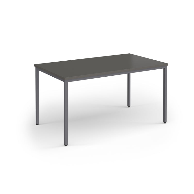 Flexi 25 Rectangular Table With Graphite Frame - Onyx Grey - NWOF