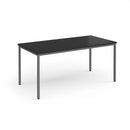 Flexi 25 Rectangular Table With Graphite Frame - Black - NWOF