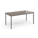 Flexi 25 Rectangular Table With Graphite Frame - Barcelona Walnut - NWOF