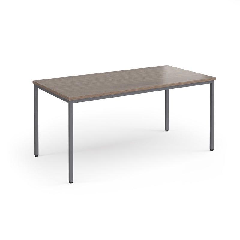 Flexi 25 Rectangular Table With Graphite Frame - Barcelona Walnut - NWOF