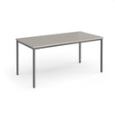 Flexi 25 Rectangular Table With Graphite Frame - Light Grey - NWOF