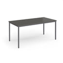 Flexi 25 Rectangular Table With Graphite Frame - Onyx Grey - NWOF