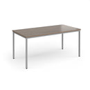 Flexi 25 Rectangular Table With Silver Frame - Barcelona Walnut - NWOF