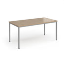 Flexi 25 Rectangular Table With Silver Frame - Kendal Oak - NWOF