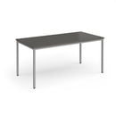Flexi 25 Rectangular Table With Silver Frame - Onyx Grey - NWOF