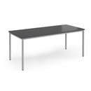 Flexi 25 Rectangular Table With Graphite Frame - Black - NWOF