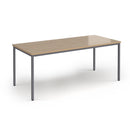 Flexi 25 Rectangular Table With Graphite Frame - Kendal Oak - NWOF