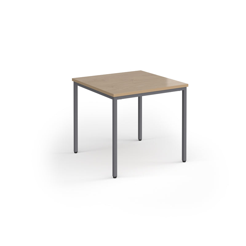 Flexi 25 Rectangular Table With Graphite Frame - Kendal Oak - NWOF
