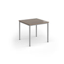 Flexi 25 Rectangular Table With Silver Frame - Barcelona Walnut - NWOF