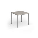Flexi 25 Rectangular Table With Silver Frame - Light Grey - NWOF