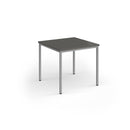 Flexi 25 Rectangular Table With Silver Frame - Onyx Grey - NWOF