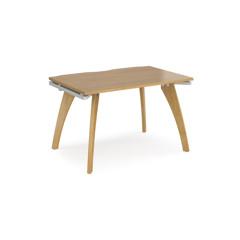 Fuze Single Desk - Oak - NWOF