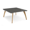 Fuze Back To Back Desks - Storm Grey - NWOF