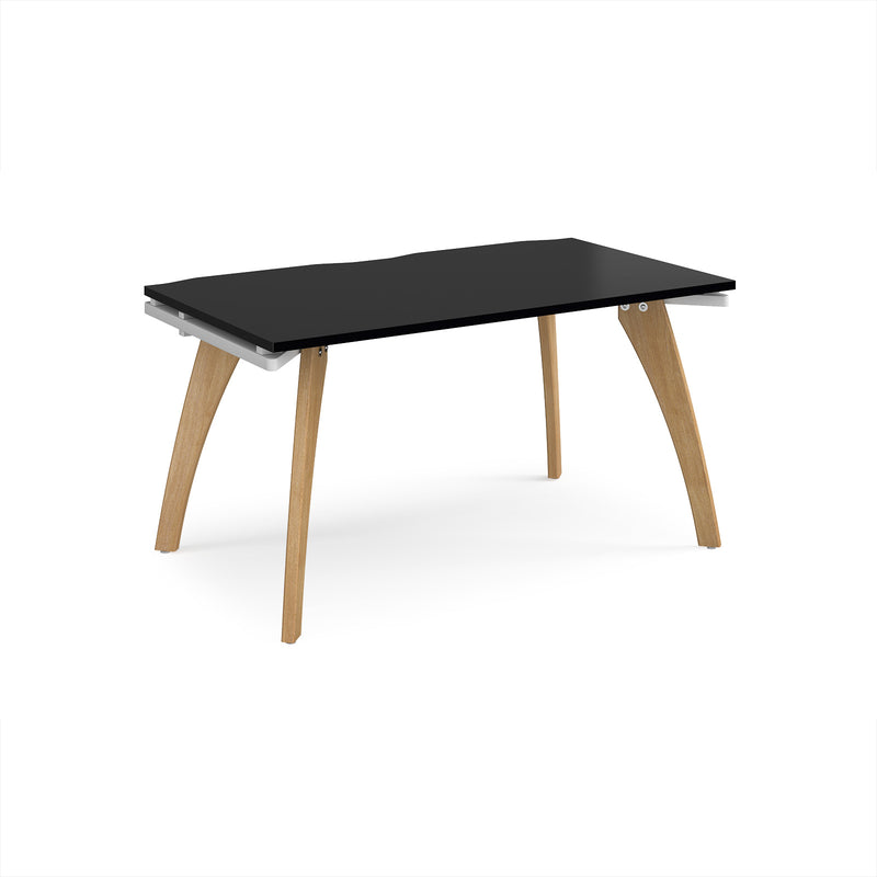 Fuze Single Desk - Black - NWOF