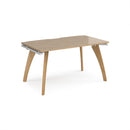 Fuze Single Desk - Kendal Oak - NWOF