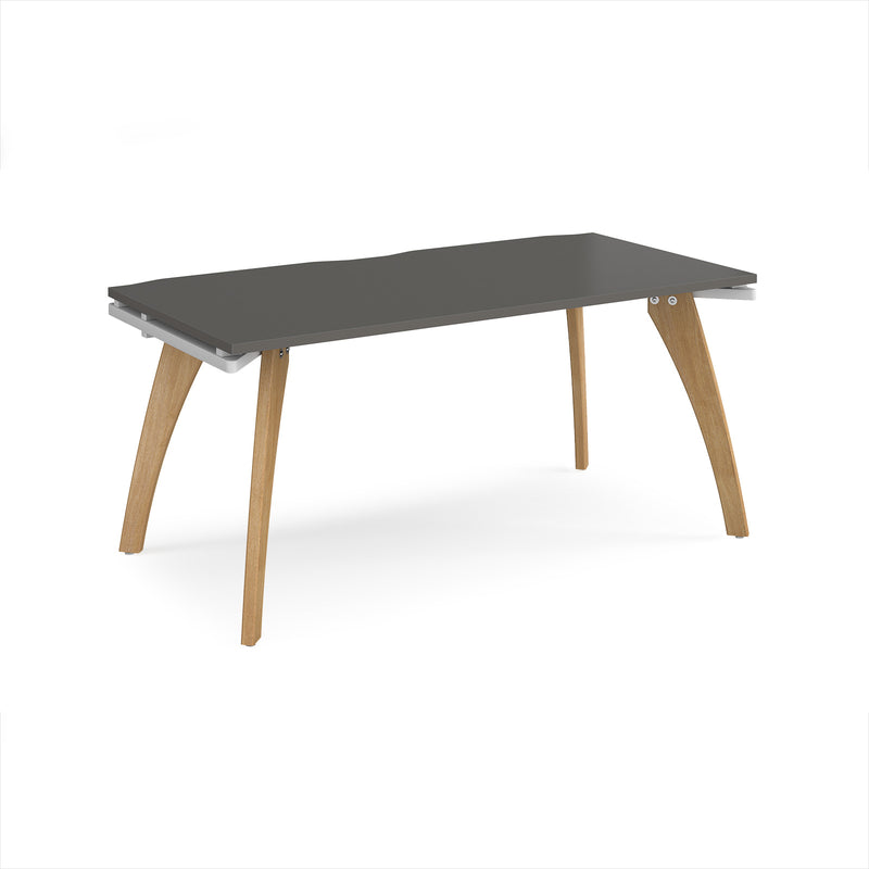 Fuze Single Desk - Storm Grey - NWOF