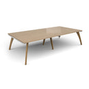 Fuze Rectangular Boardroom Table 3200mm - Kendal Oak - NWOF