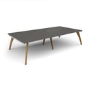 Fuze Rectangular Boardroom Table 3200mm - Onyx Grey - NWOF