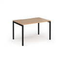 Connex Plus Goal-Post Single Desk - Beech - NWOF