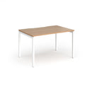 Connex Plus Goal-Post Single Desk - Beech - NWOF