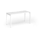 Connex Plus Slimline Goal-Post Single Desk - White - NWOF