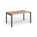 Connex Plus Goal-Post Single Desk - Beech - NWOF