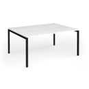 Connex Plus Slimline Goal-Post Back To Back Desk - White - NWOF