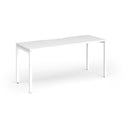 Connex Plus Slimline Goal-Post Single Desk - White - NWOF
