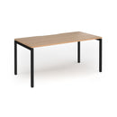 Connex Plus Goal-Post Single Desk - Beech - NWOF