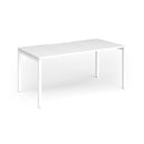 Connex Plus Goal-Post Single Desk - White - NWOF