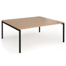 Connex Plus Goal-Post Back To Back Desk - Beech - NWOF