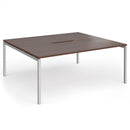 Connex Plus Goal-Post Back To Back Desk - Walnut - NWOF