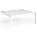 Connex Plus Goal-Post Back To Back Desk - White - NWOF