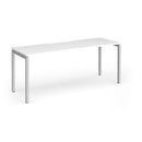 Connex Plus Slimline Goal-Post Single Desk - White - NWOF