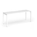 Connex Plus Slimline Goal-Post Single Desk - White - NWOF