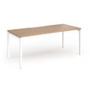 Connex Plus Goal-Post Single Desk - Beech - NWOF